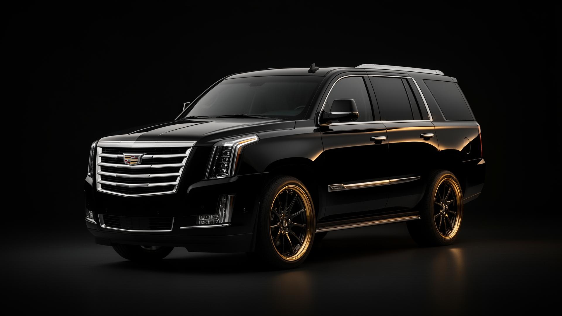 Luxury black SUV fleet — Dallas
